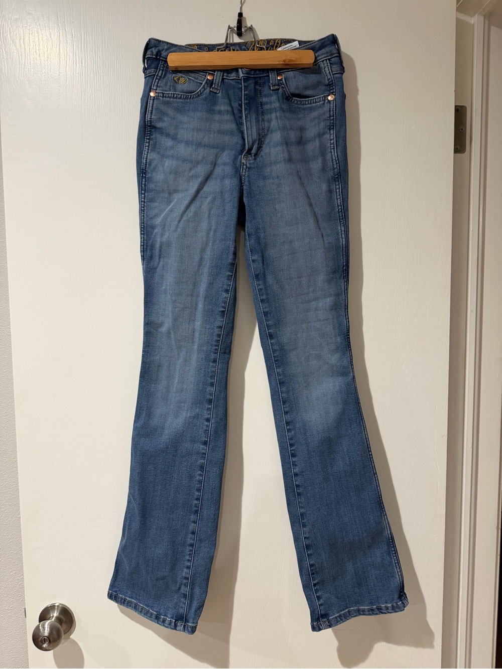 Wrangler x Lainey Wilson blue boot huggers